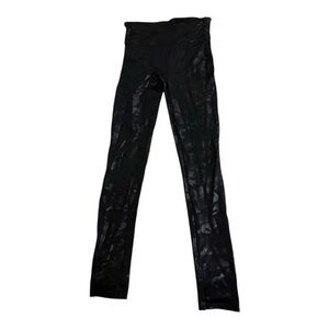 Spanx Shimmer Black Leggings XSmall
